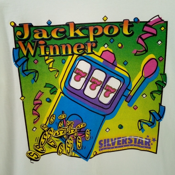 2 Vintage Silverstar Resort XL Philadelphia Mississippi Souvenir Tee 100% cotton - Picture 3 of 7